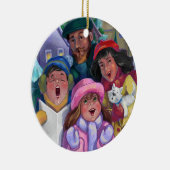 Ga een Caroling Illustratie maken Keramisch Ornament (Rechts)