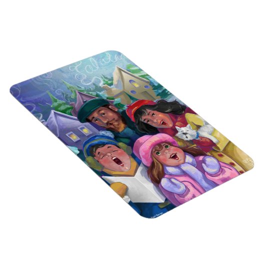 Ga een Caroling Illustratie maken Magneet (Rechterzijde)