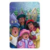 Ga een Caroling Illustratie maken Magneet (Verticaal)