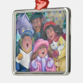 Ga een Caroling Illustratie maken Metalen Ornament (Links)