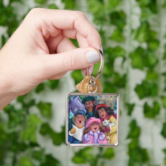 Ga een Caroling Illustratie maken Sleutelhanger (Hand)
