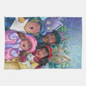 Ga een Caroling Illustratie maken Theedoek (Horizontaal)