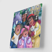 Ga een Caroling Vierkante Klok (Hoek)