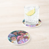 Ga een Caroling Zandsteen Onderzetter (Zijkant)