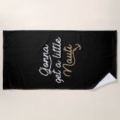 Ga een kleine Nauti halen Strandlaken (Voorkant)