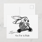Ga een ritje maken briefkaart (Voorkant / Achterkant)