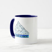 Ga een rots beklimmen. mok (Voorkant links)