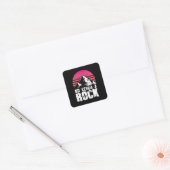Ga een rots klimmen vierkante sticker (Envelop)