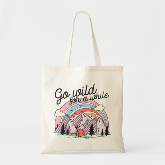 Ga een tijdje vrij tote bag (Voorkant)