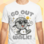 Ga een wandeling maken t-shirt