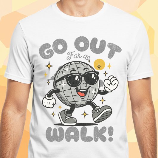 Ga een wandeling maken t-shirt