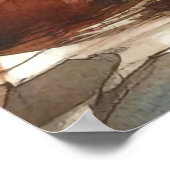 Ga elke uitdaging aan die vader en zoon Motivatie Poster (Hoek)