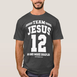 Ga en maak discipelen Team Jesus Christelijke gave T-shirt