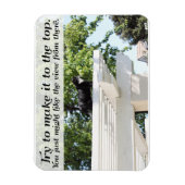 Ga en maak het aan de Bovenste Motivatie Slogan va Magneet (Verticaal)