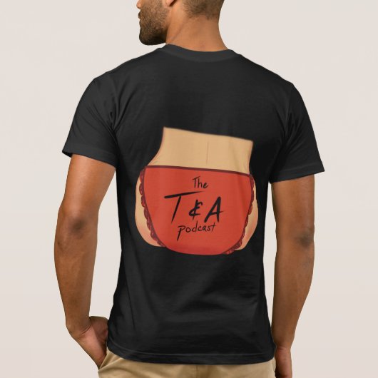 Ga er achteraan! t-shirt (Achterkant)