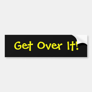 Ga er over! bumpersticker