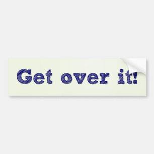 Ga er over! bumpersticker