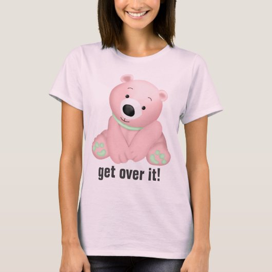 Ga er over! Dames Basic T-Shirt (Voorkant)