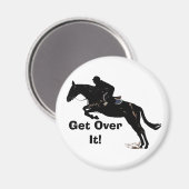 Ga er over! Horse Jumper Magneet (Voorkant / Achterkant)