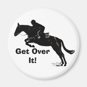 Ga er over! Horse Jumper Magneet