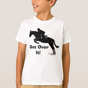 Ga er over! Ringer T-Shirt van het Kind van Horse 