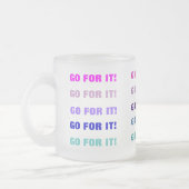 GA ER VOOR! mok (gefronst glas) (Links)