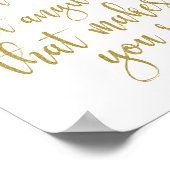 Ga ergens zitten waar je een glimlach-stotter-teke poster (Hoek)