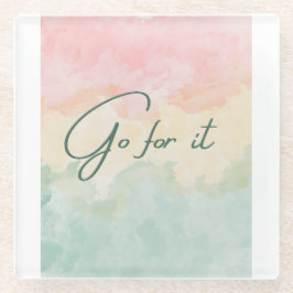 Ga ervoor glazen onderzetter