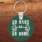 Ga ervoor of ga naar huis sleutelhanger (Voorkant)