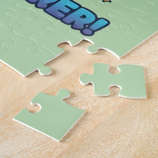 Ga ervoor! Ruimteverkenner - Schattig Buitenaards  Legpuzzel (Zijkant)