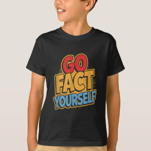 Ga feit jezelf grappige strip P Kunst boom slogan T-shirt