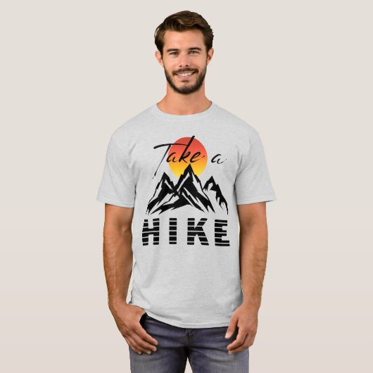Ga Fietsen/Wandelen T-shirt (Voorkant volledig)