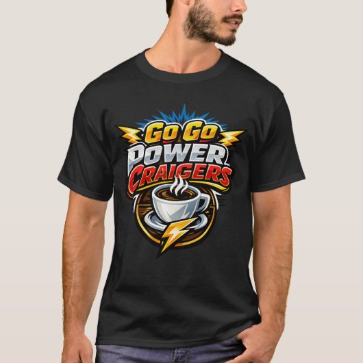 Ga Ga Power Craigers T-shirt (Voorkant)