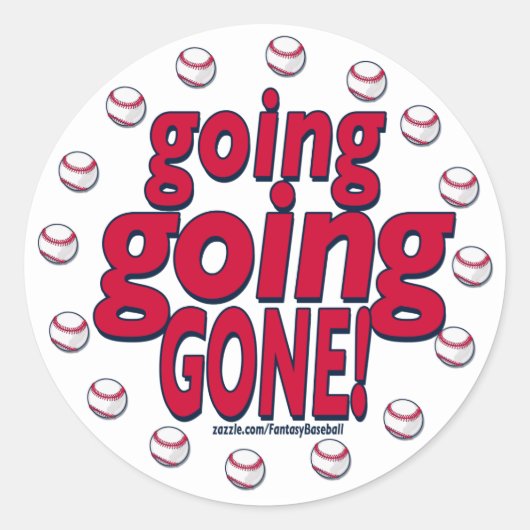 Ga Ga Weg! Sticker (Voorkant)