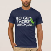 GA GECKOS halen T-shirt (Voorkant)