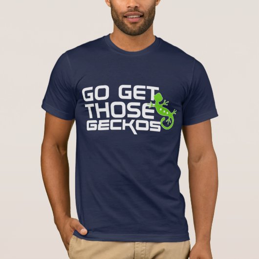 GA GECKOS halen T-shirt (Voorkant)