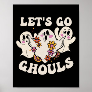 Ga Geesten Kostuum Halloween Pompoen Spook Poster