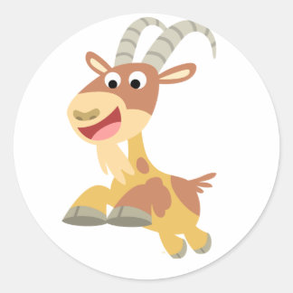 Ga geit! (schattige cartoon geit) Sticker