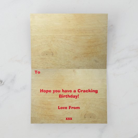 Ga gek, het is je verjaardag! - Leuke verjaardag K Kaart (Binnen)