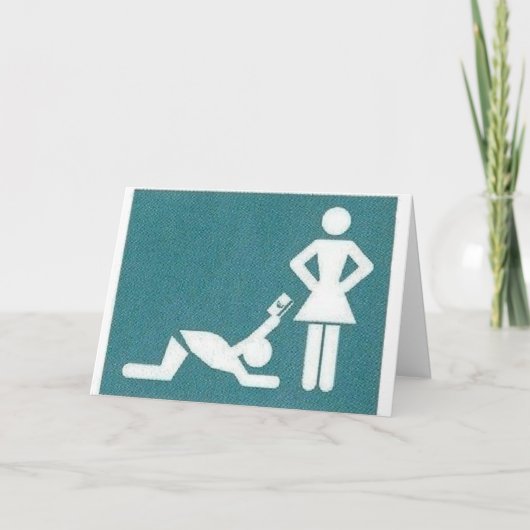 Ga gek op je verjaardag (uitgaven / cadeaubon) kaart (Voorkant)