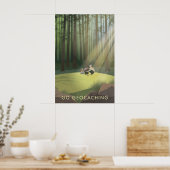 Ga Geocaching Reisposter Poster (Keuken)