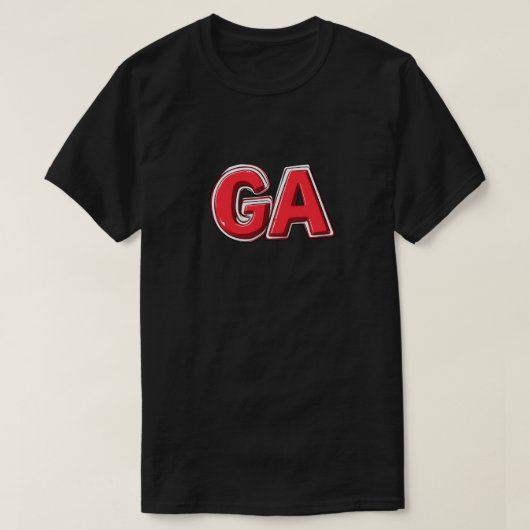 GA Georgia T-shirt (Design voorkant)