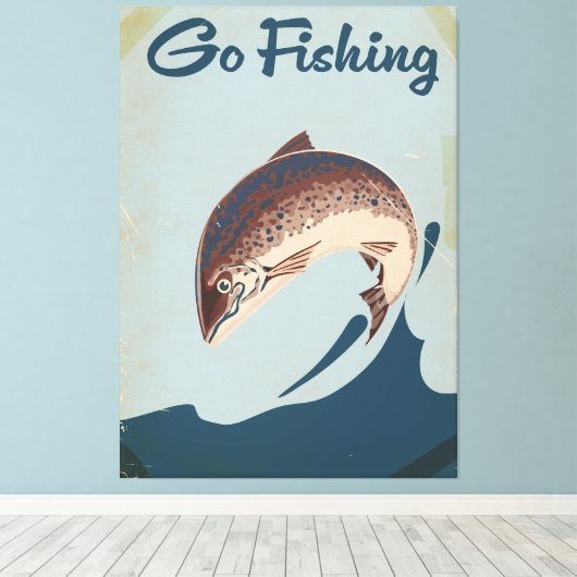 Ga Gevist Canvas Afdruk (Insitu (Houten vloer))