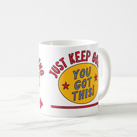 Ga gewoon door koffiemok (Voorkant rechts)