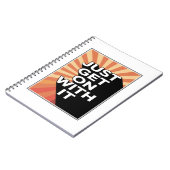 Ga gewoon door met het Inspirerend Motivatie Notitieboek (Linkerzijde)