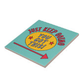 Ga gewoon door tegeltje (Zijkant)