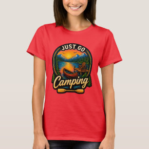 Ga gewoon kamperen t-shirt