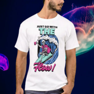 Ga gewoon met de stroom mee! t-shirt