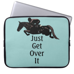 Ga gewoon over de paarse jumper-laptoptas laptop sleeve