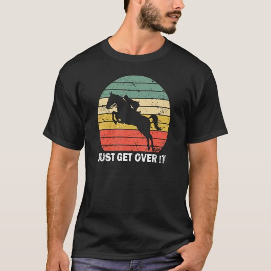 Ga gewoon over het Paard Show springen Equ T-shirt (Voorkant)